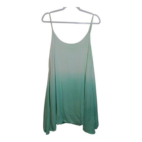 bishop + young Dresses & Skirts - Revolve Bishop & Young Ombré Dip Dye Light Green Tunic Dress Size M